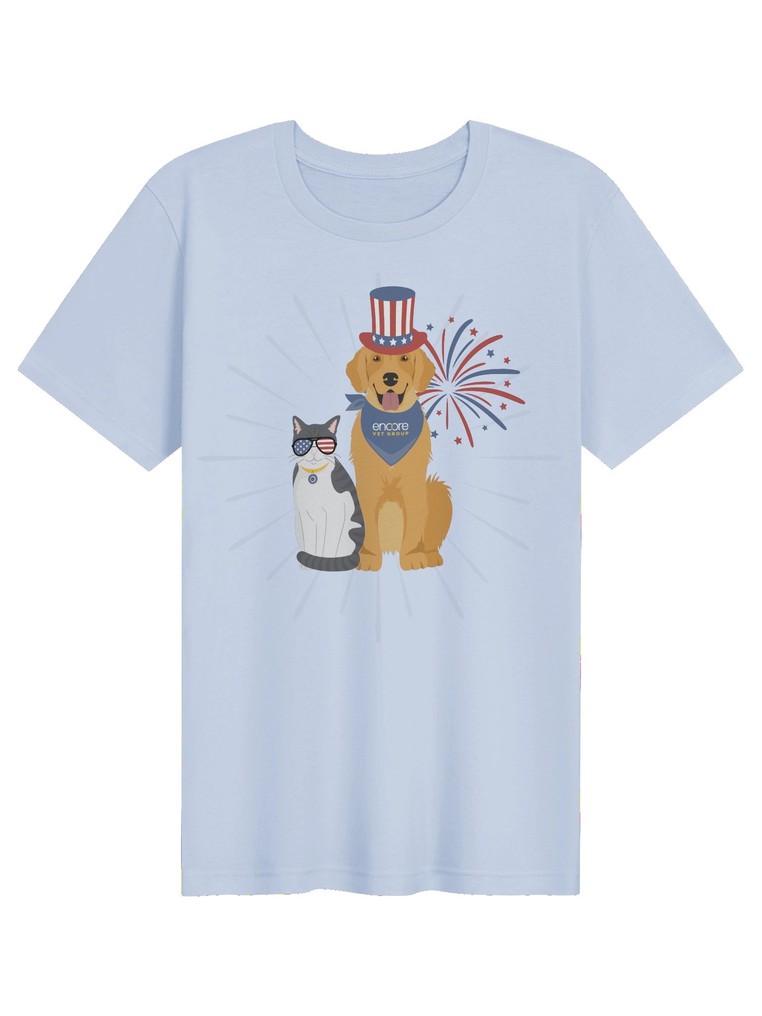 Patriotic Pup & Cat Vet Tee product image (1)