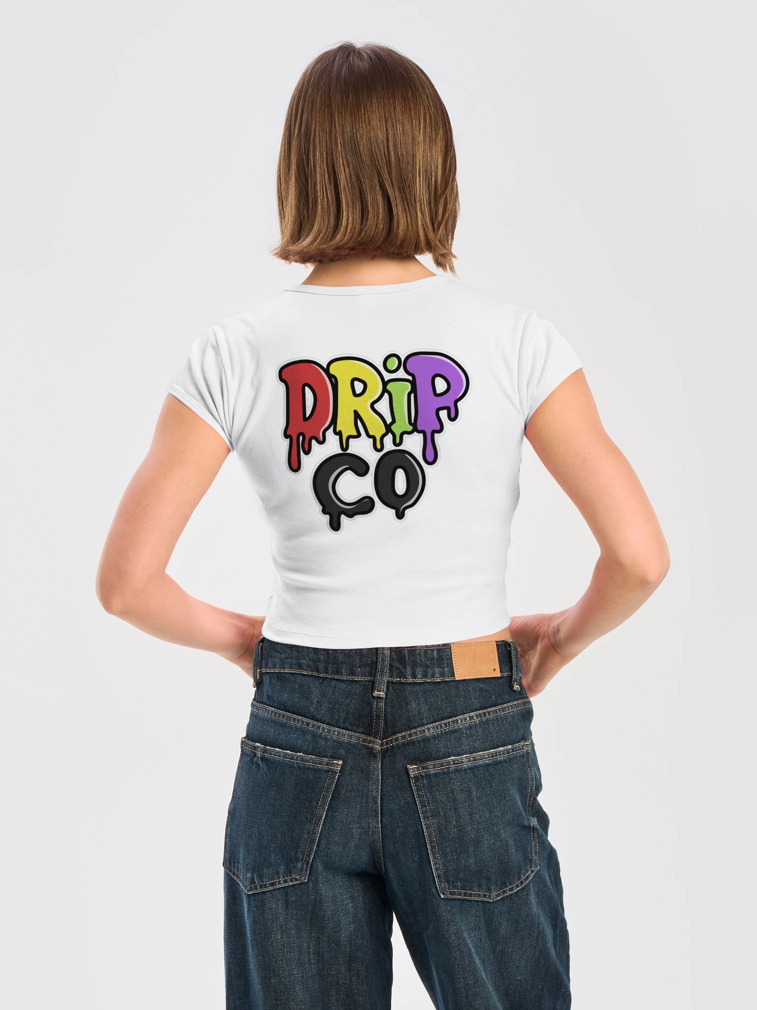 DRIPCO Colorful Drip Graphic Baby Tee product image (8)