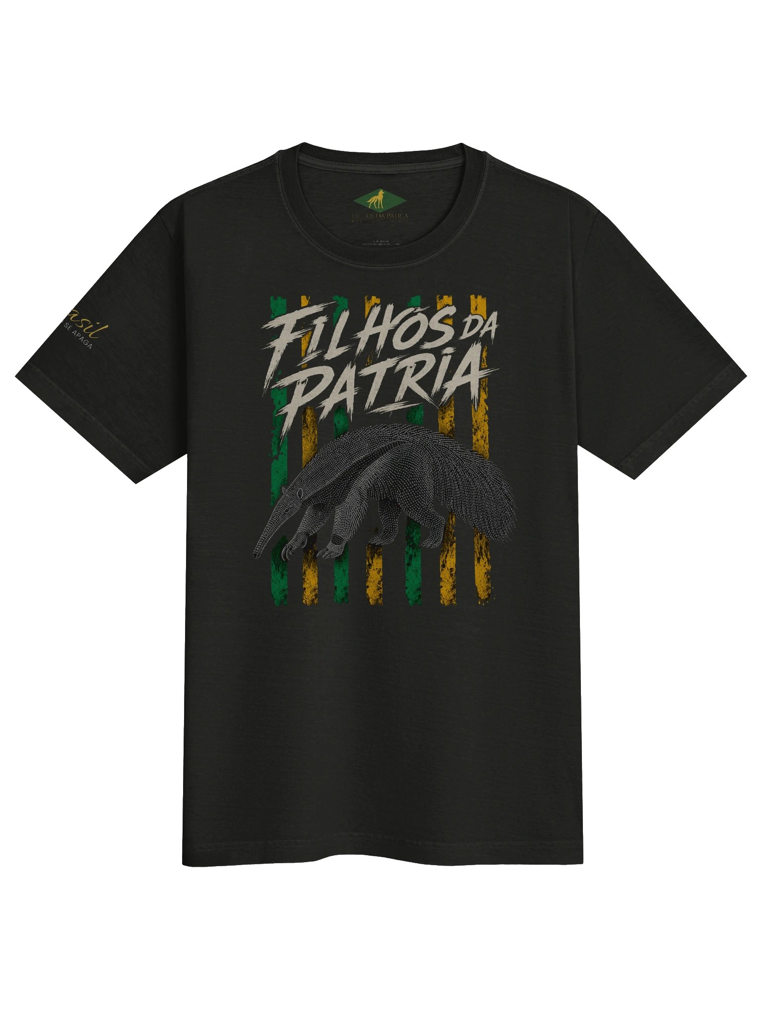 Camiseta Filhos da Patria Oversized Fauna da Patria Tamandua Bandeira product image (2)
