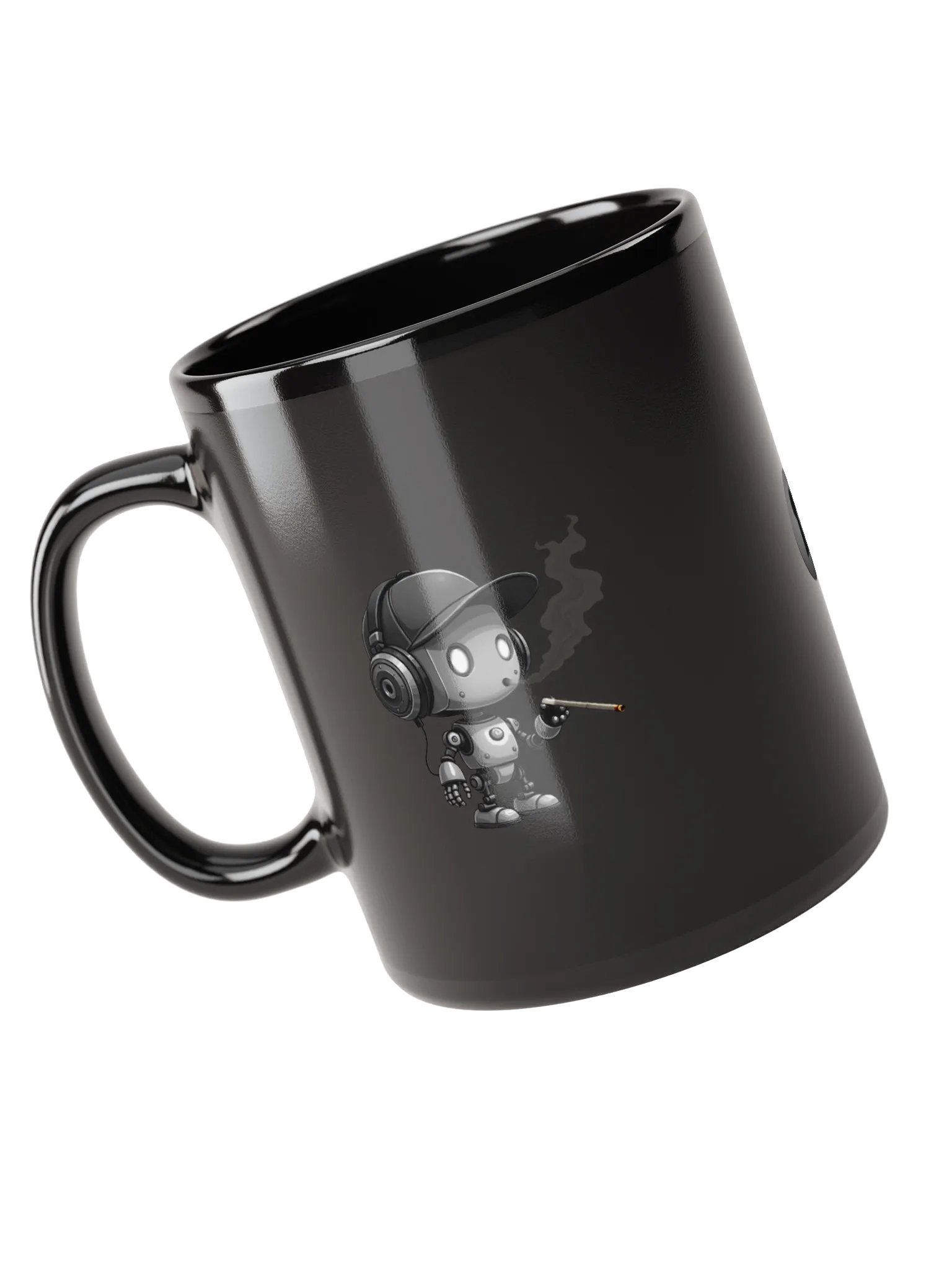 Toke-Bot Mug Black product image (3)