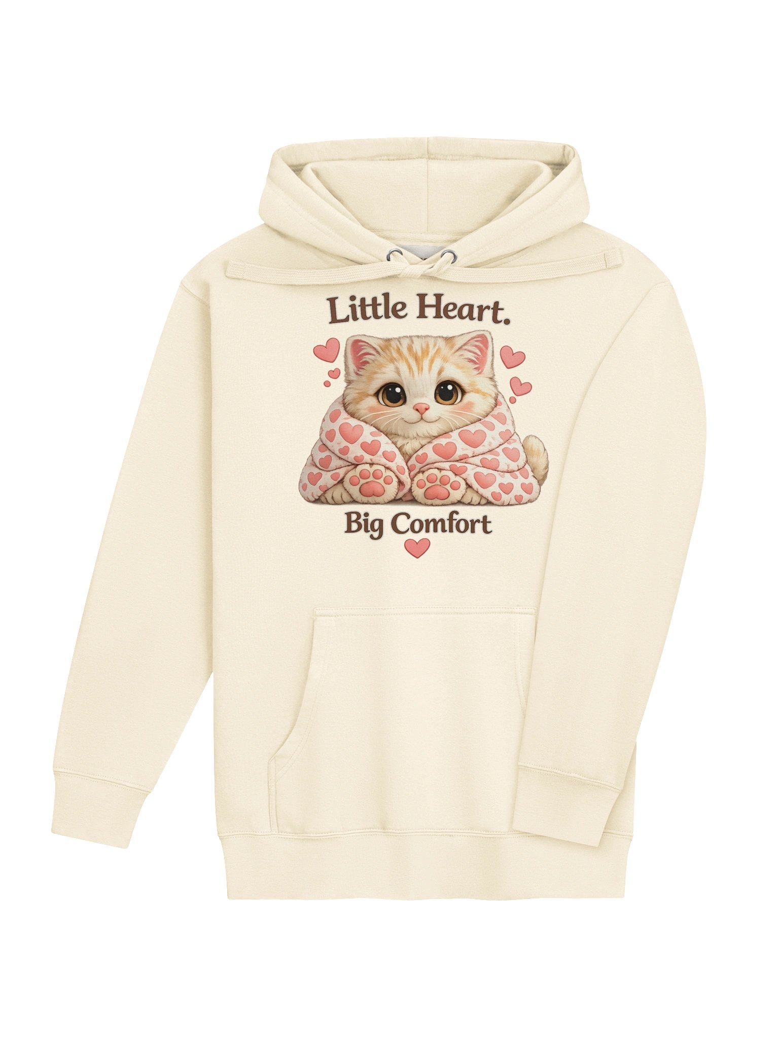 Mochi Little Heart Big Comfort Kitten Hoodie product image (8)