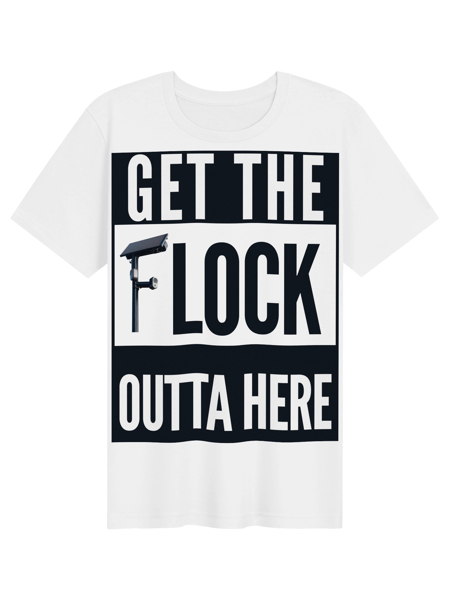 GET THE FLOCK OUTTA HERE — Jake Underwood Show White T-Shirt product image (1)