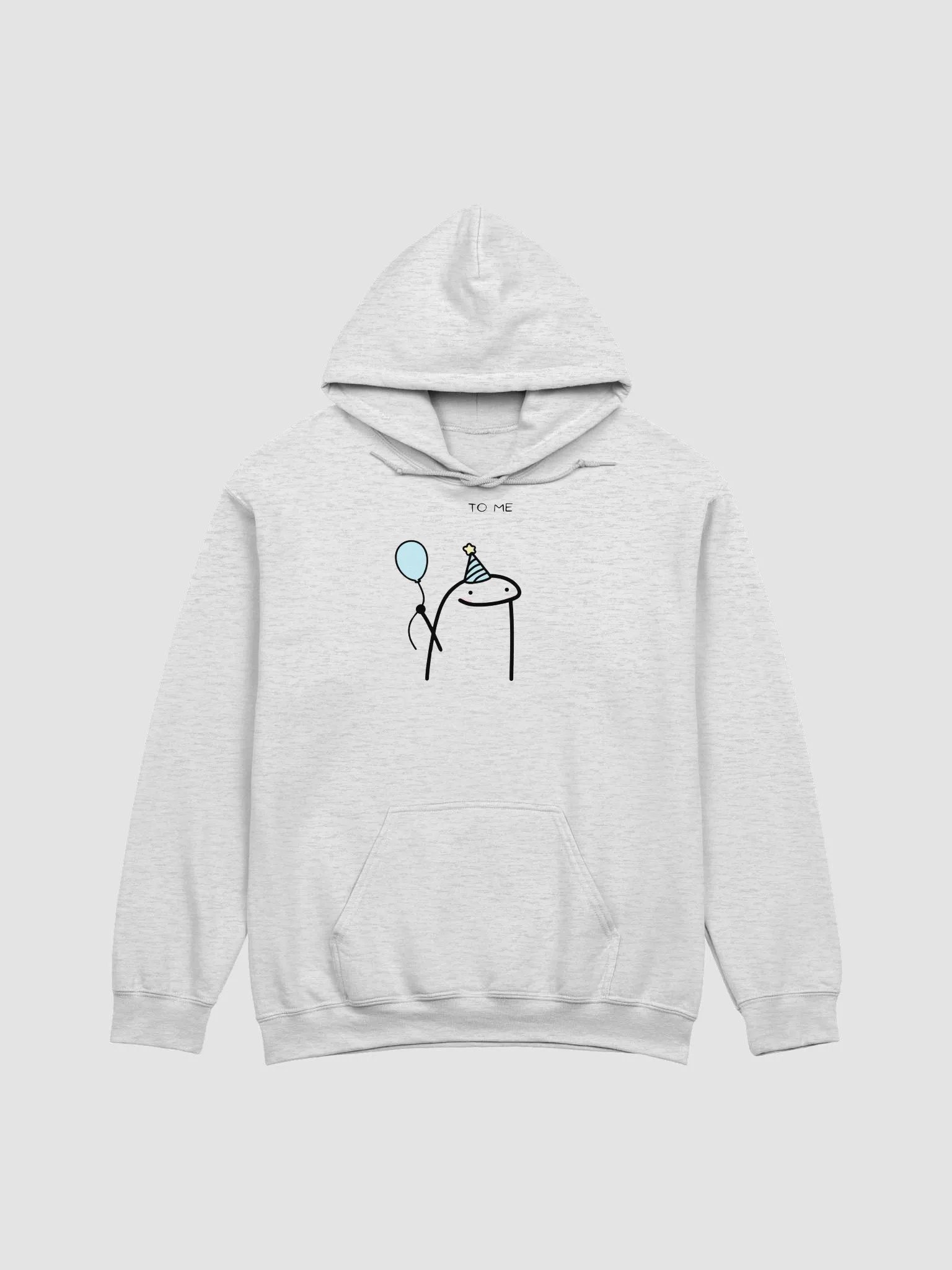 Meme Minimalist Character Drawn Balloon Hoodie product image (5)