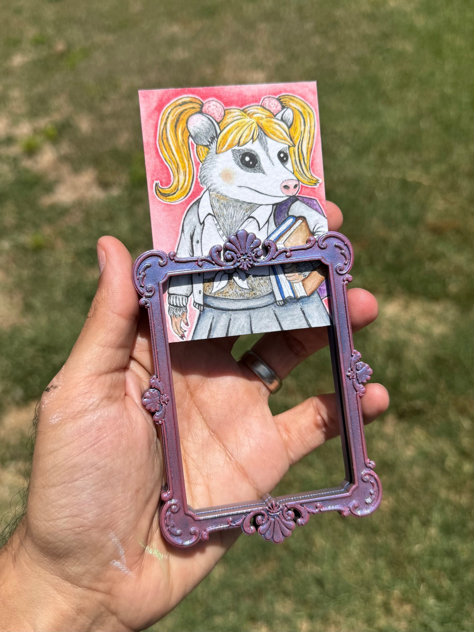 Baroque ACEO Frame (Purple/Blue Color Shift) product image (2)