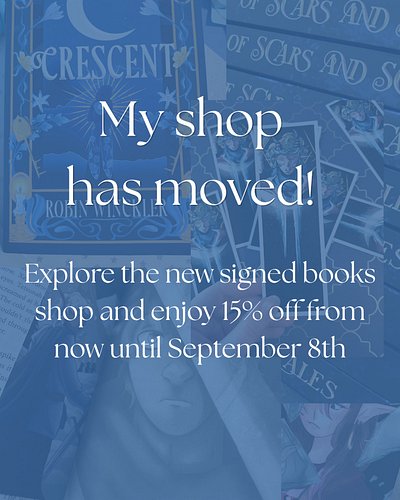 I’ve moved my shop off Etsy, and it’s officially time to open the new one! To celebrate, everything in the new shop is 15% of...