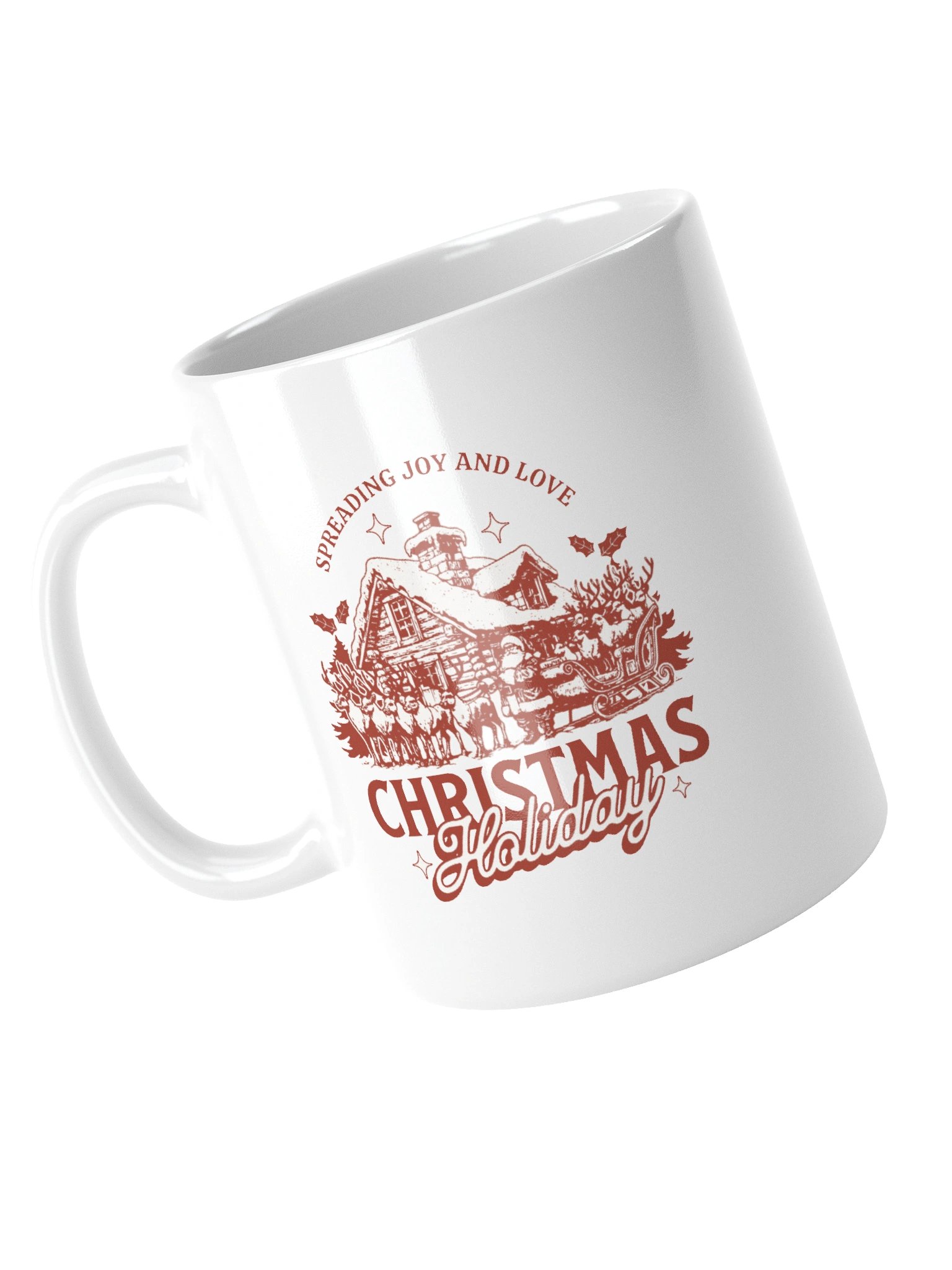 Cozy Up with a Winter Wonderland Reindeer Coffee Mug product image (4)