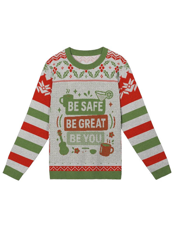 Festive Holiday Cheer Knitted Crewneck product image (2)