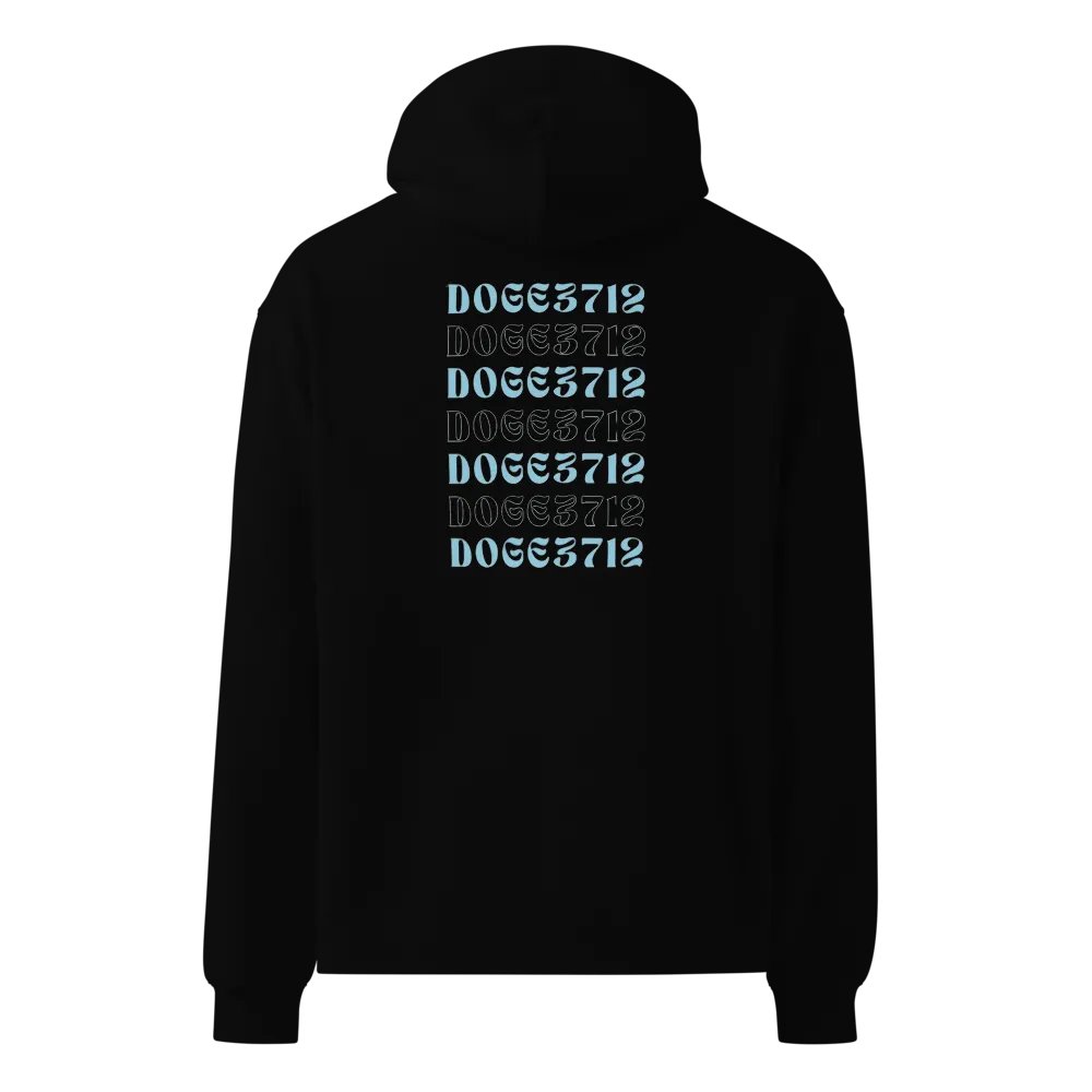Doge3712 Hoodie mit schrift backprint product image (10)