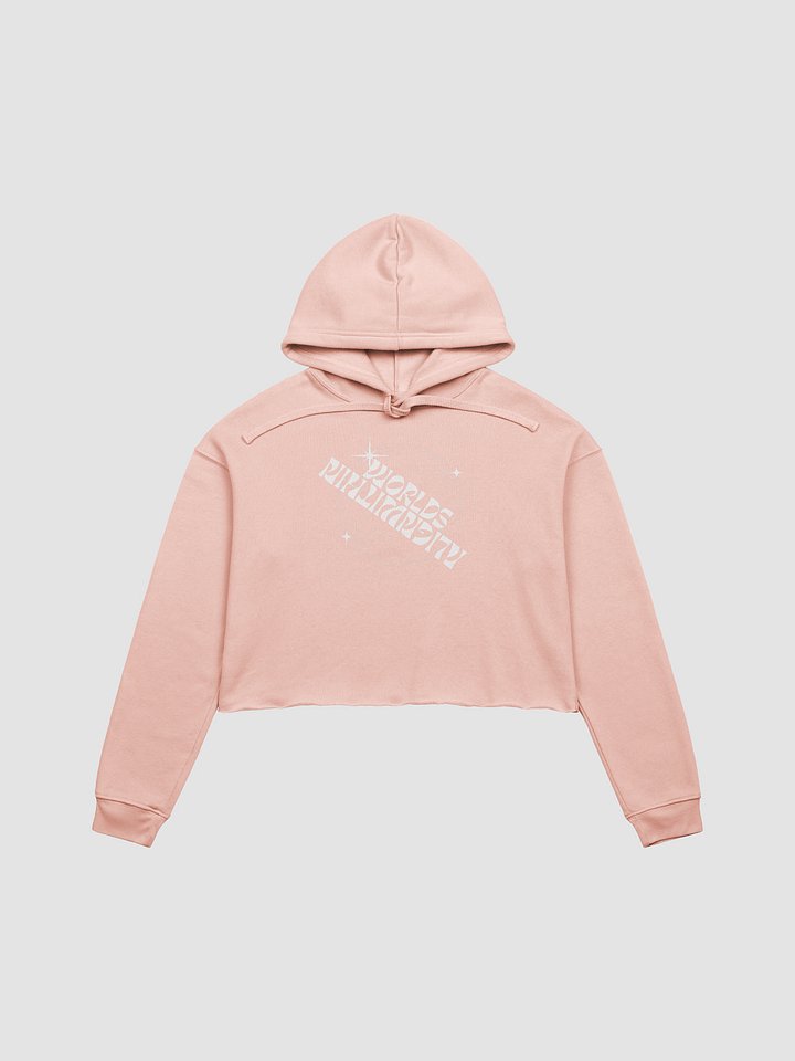 Starry Globe Emblem Crop Hoodie product image (1)