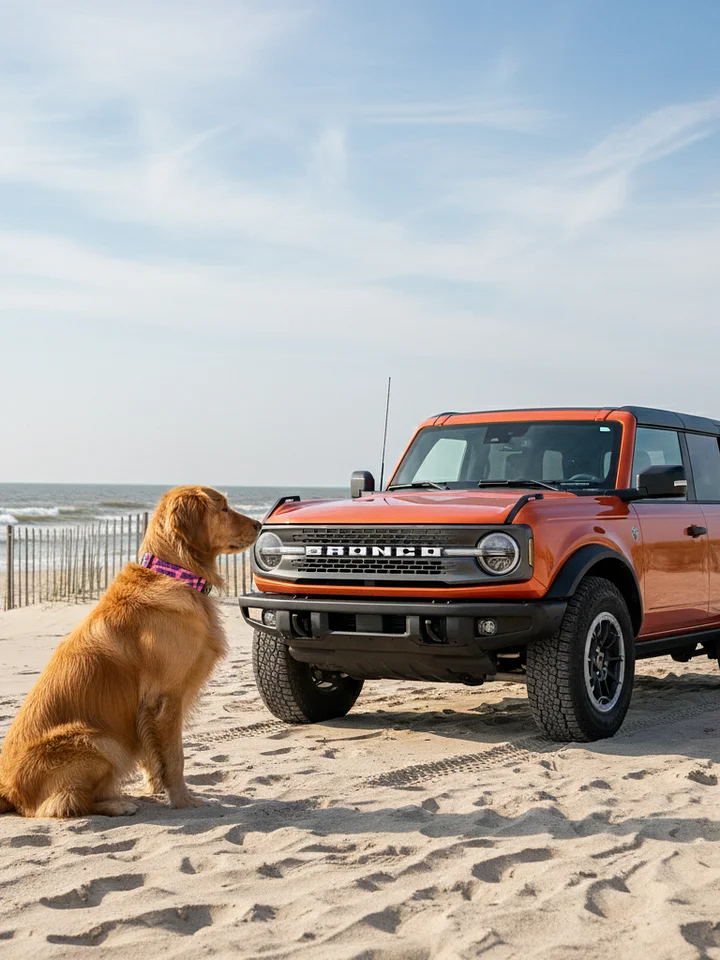 2026 Bronco Beach Bash OBX / Destination Bigfoot Bronco Collab Dog Collar Tickle Me Pink (Multiple Sizes Available) product image (1)