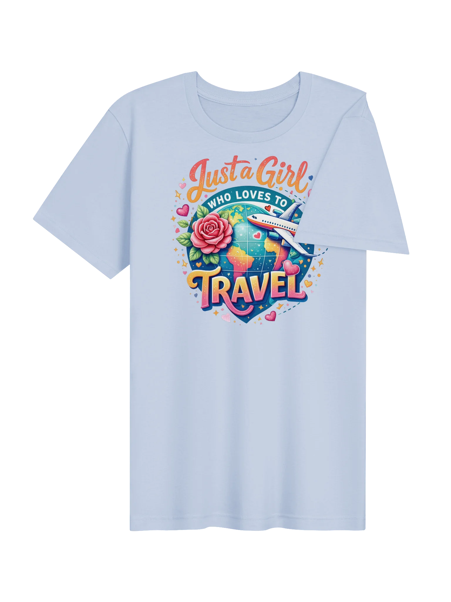 Just a Girl Who Loves to Travel T-Shirt product image (4)