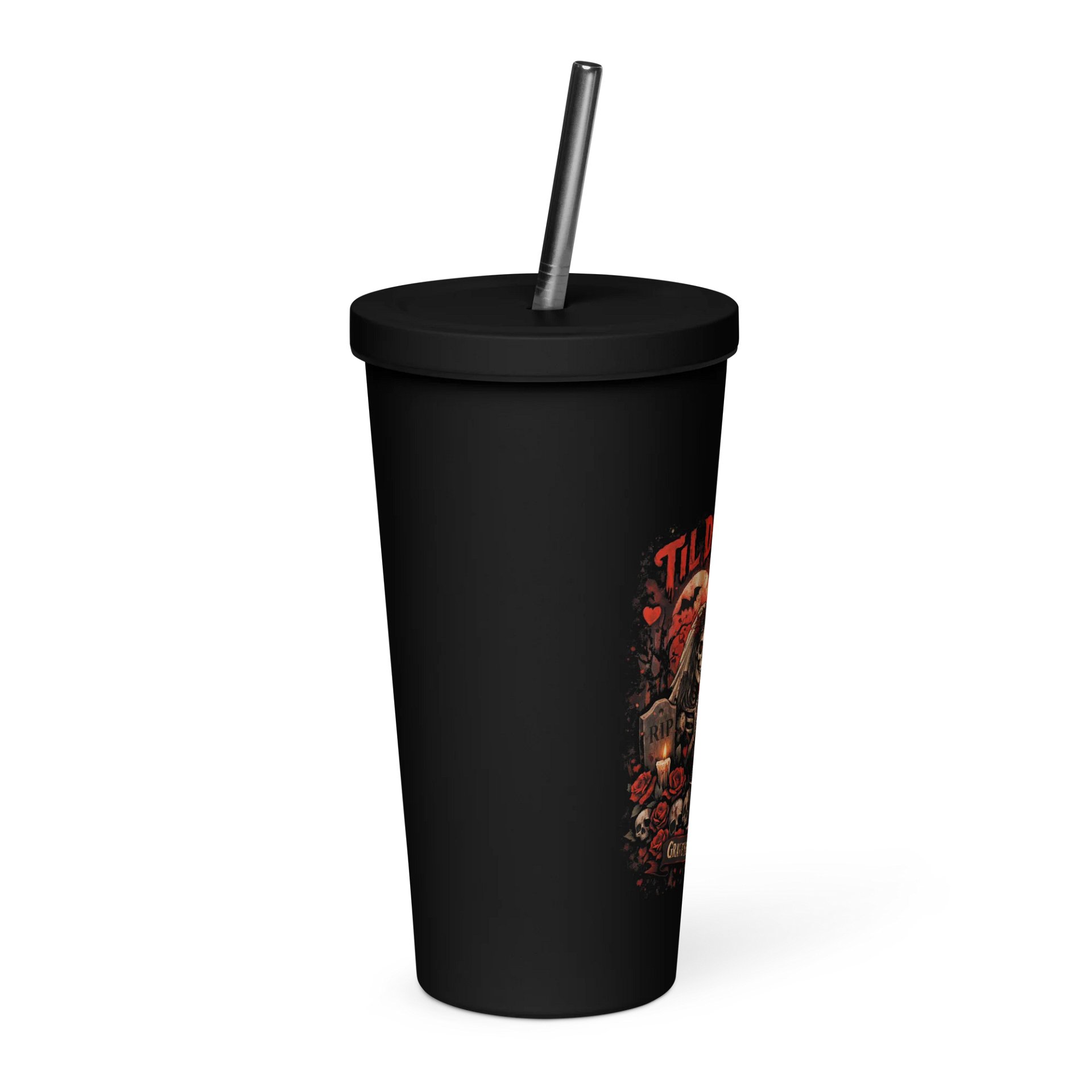 Till Death and Coffee Tumbler with a Straw product image (4)