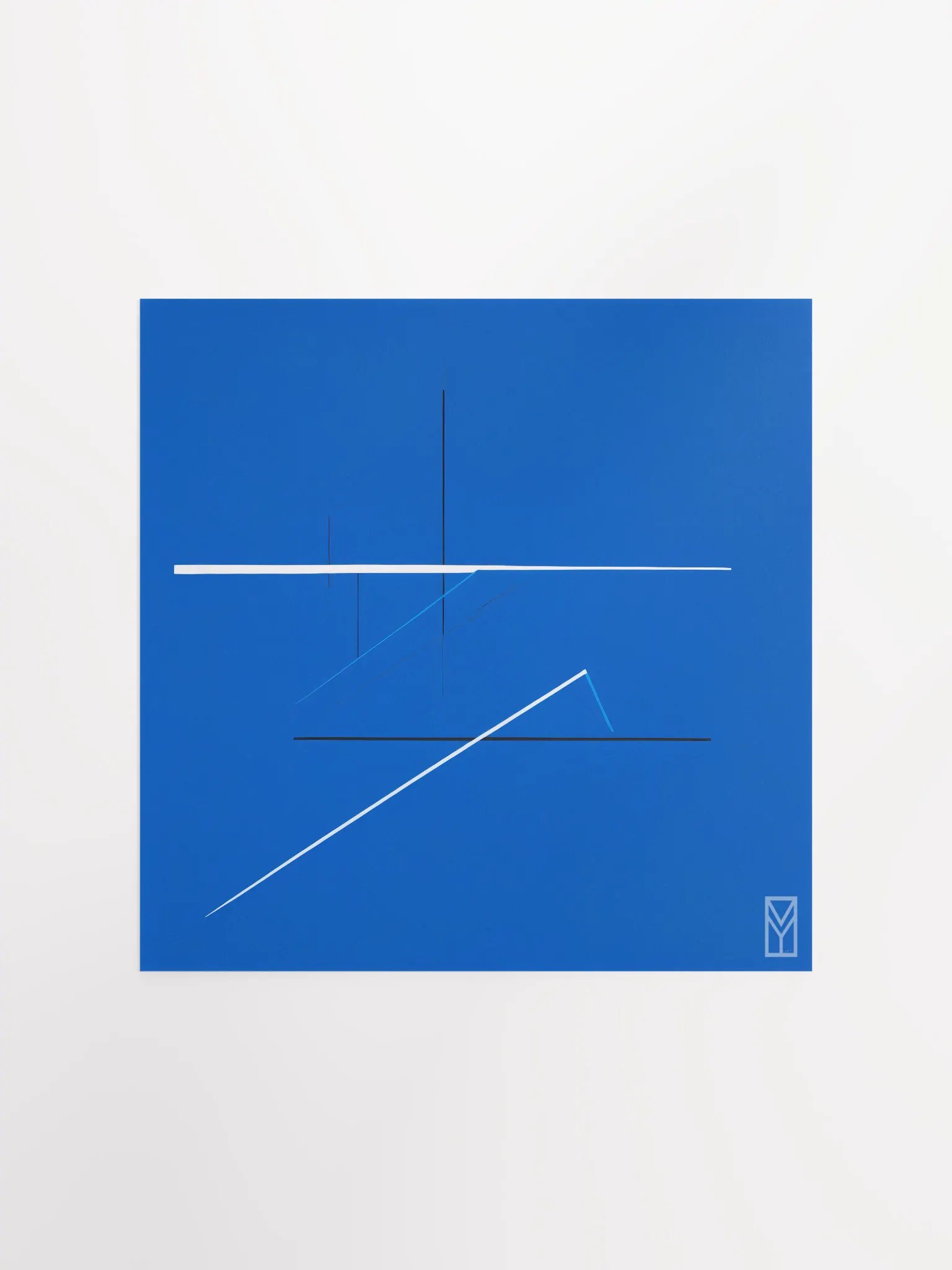 Poster Global Blue Screen: Abstract Art product image (1)