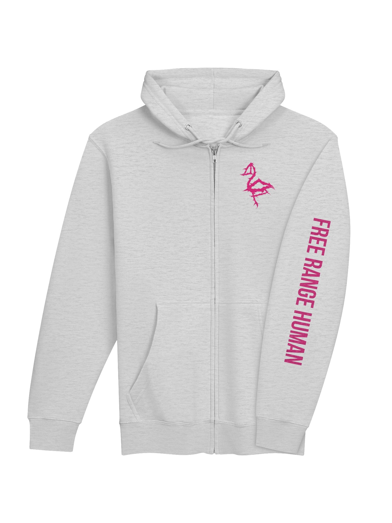 *BRAND NEW* DEATH METAL Flamingo/Empathy is Power Zip-Up Hoodie (PINK DESIGN) product image (4)