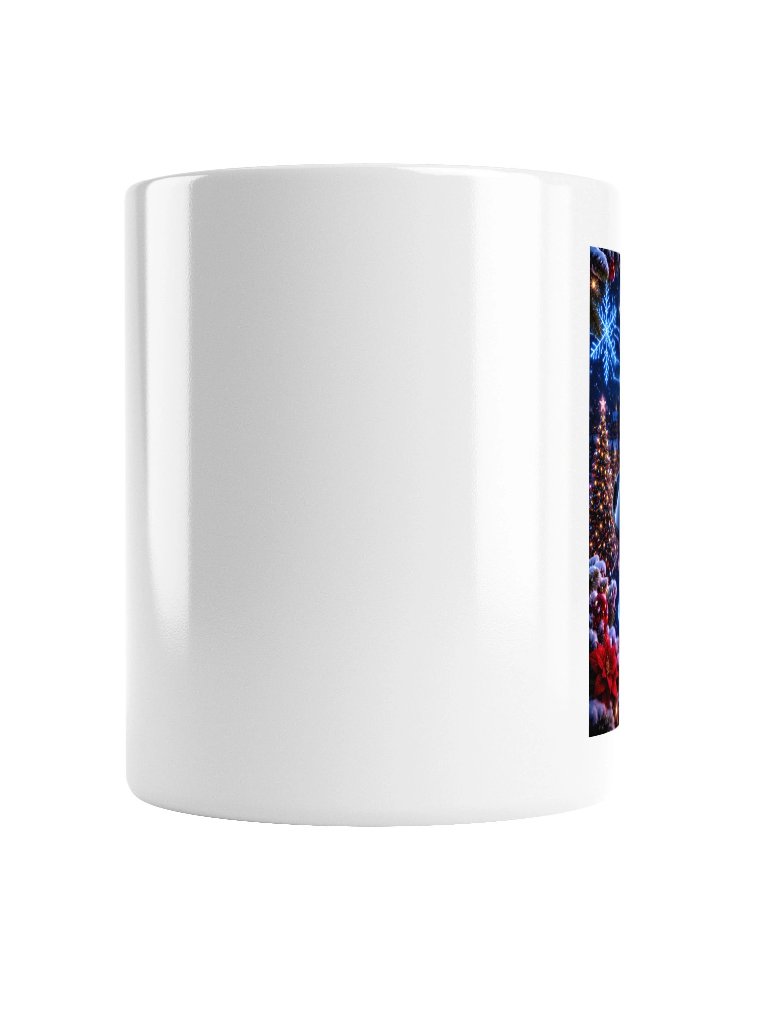 Sleigh Mode Activated Cyber Christmas Mug - Futuristic Holiday Coffee Cup product image (5)