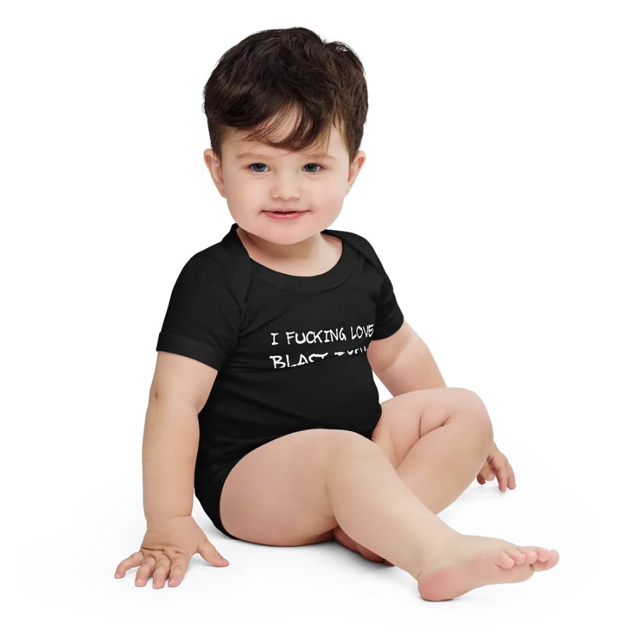 I Love Blast Beats baby onesie product image (7)