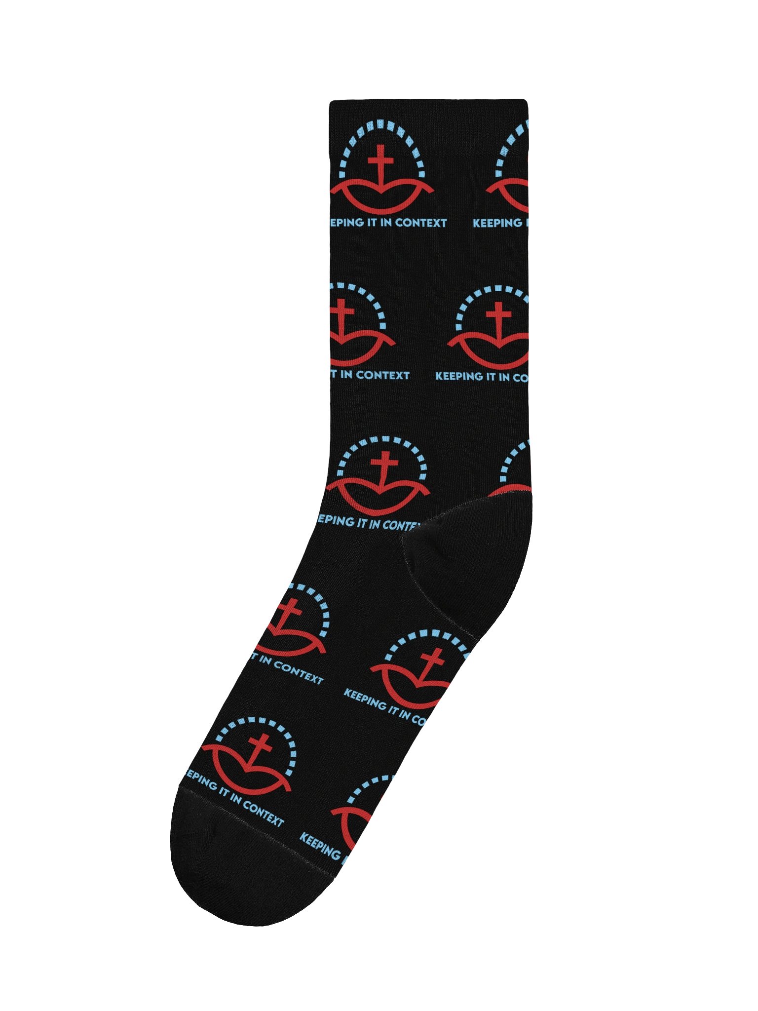 Keeping It In Context Logo Crew Socks product image (1)