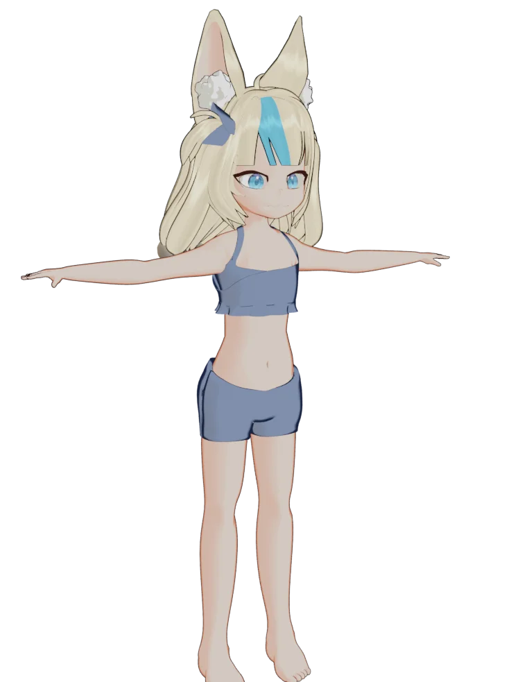 Sameko Saba Rigged 3D model (V0.0.1) product image (3)