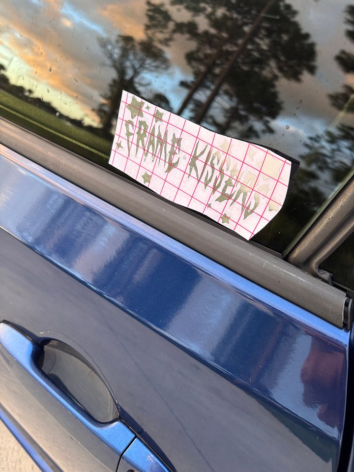 FRAME KISSERS CHROME MINI WINDOW STICKER product image (2)