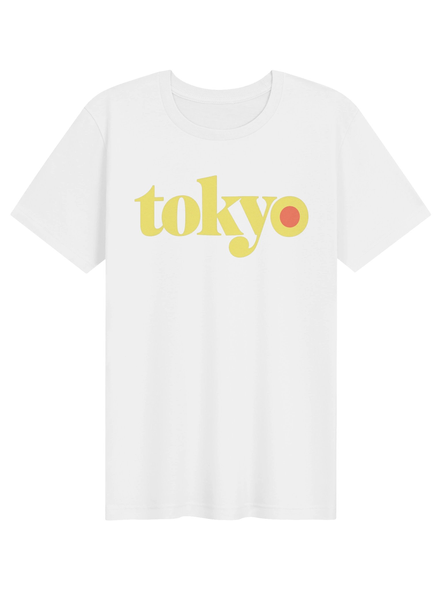 Tokyo Yellow Wordmark Tee product image (1)