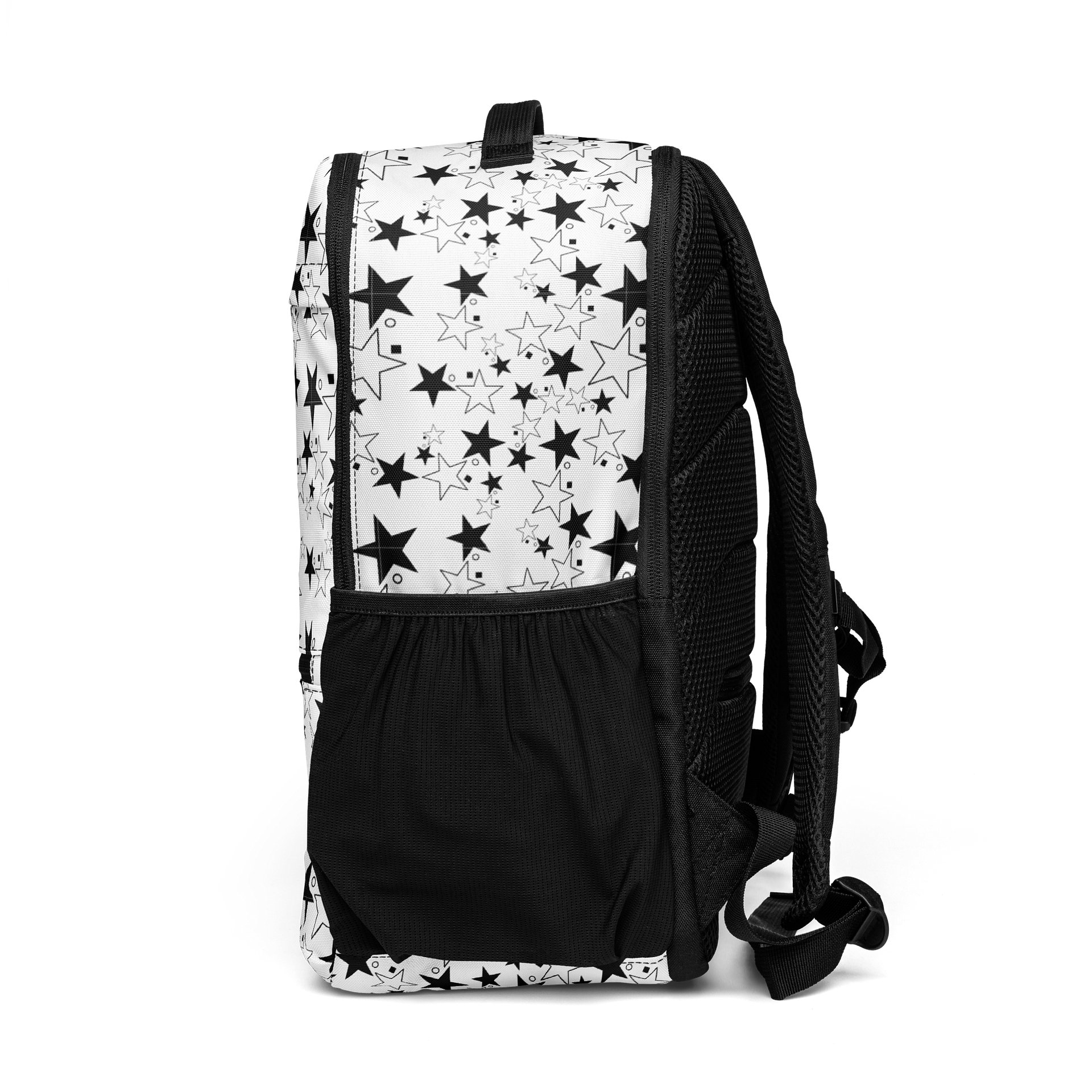 Star Square Circle Star - White - backpack product image (2)