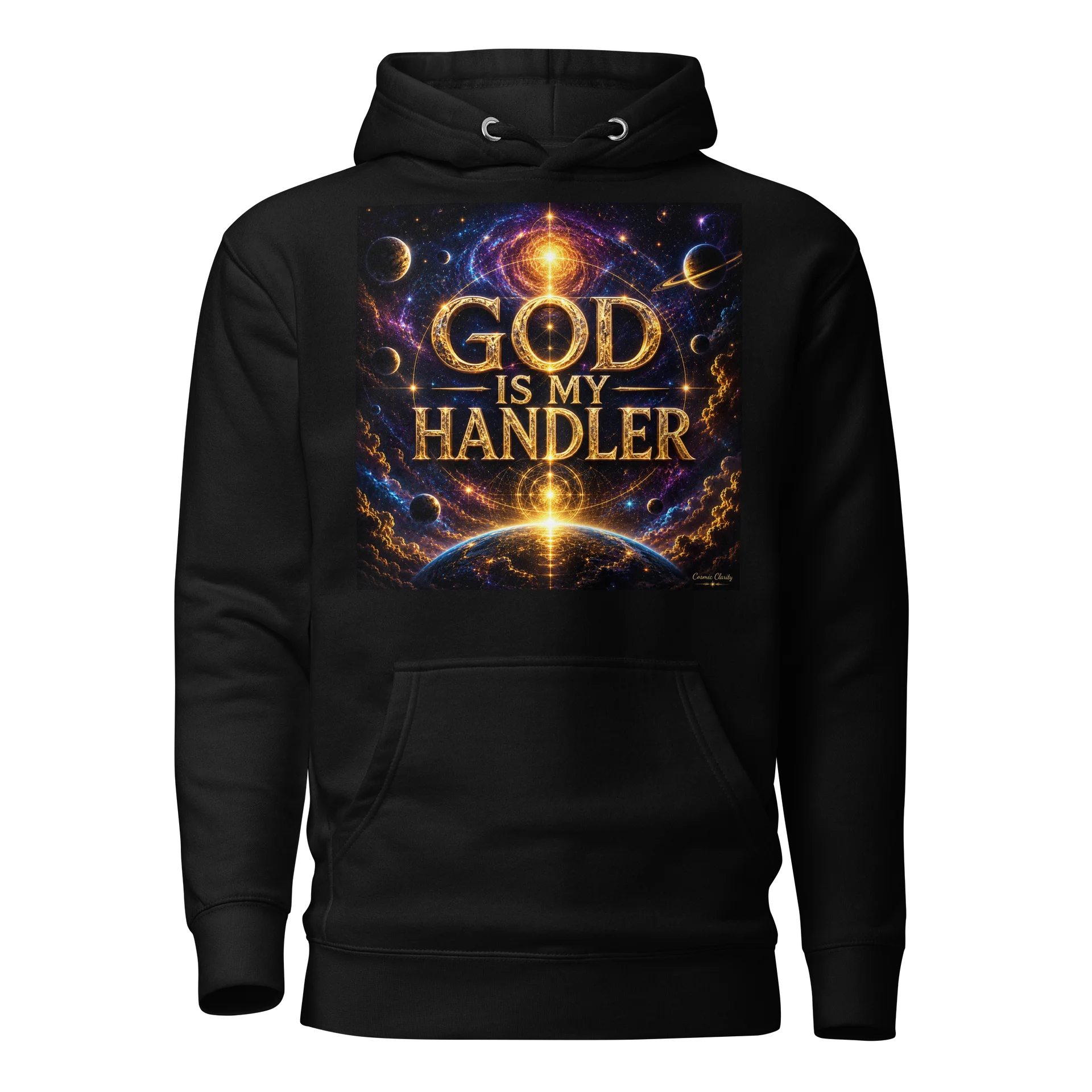 God Is My Handler Unisex Cotton Hoodie product image (1)