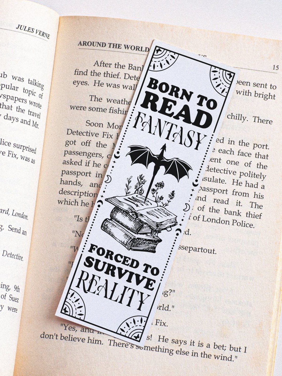 Book Dragon Smut Book Reader Fantasy Romance Lover Bookmark SVG, Book Trope Tarot Romantasy Laser Cut File DIY Gift for Sister, Best Friend product image (3)