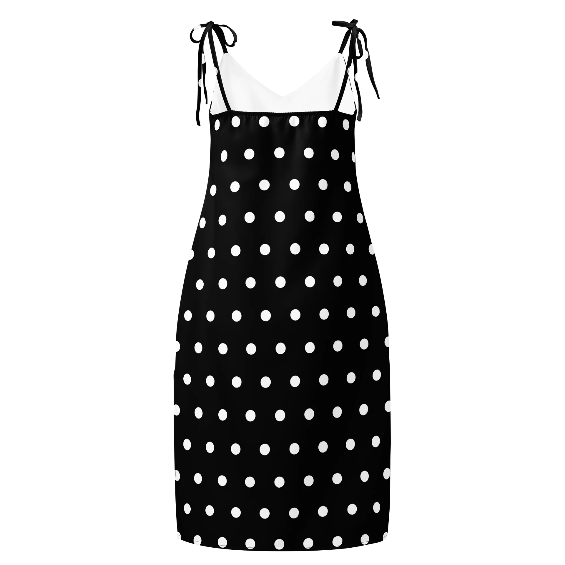 Polka Dot Noir Slip Dress product image (2)