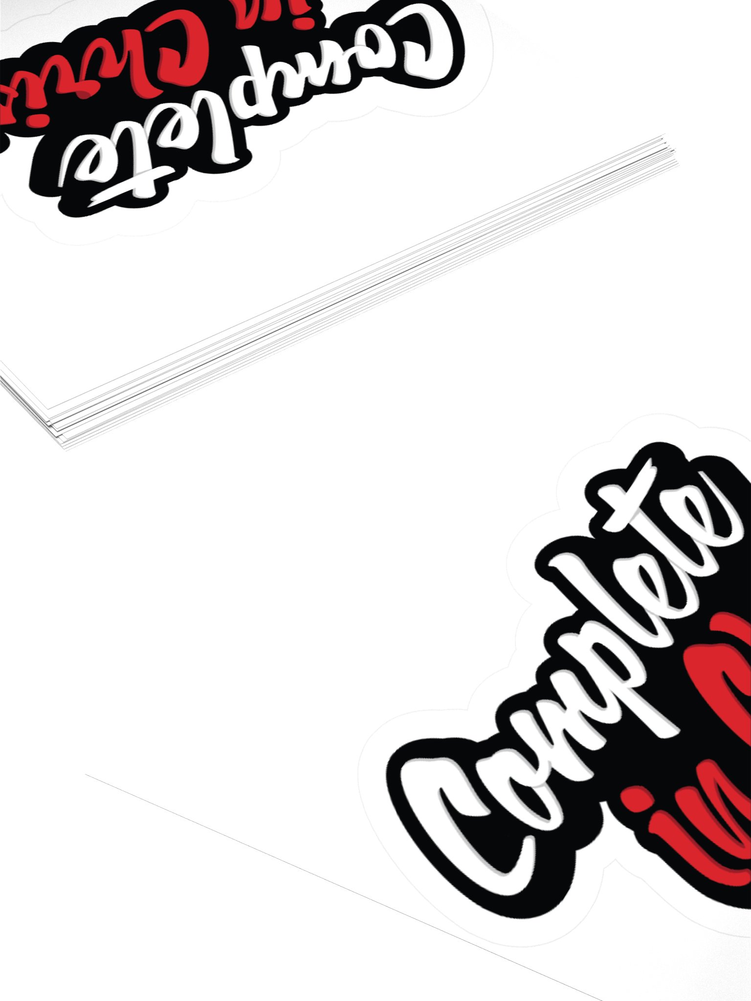 Complete in Christ (Red) - Sticker product image (5)