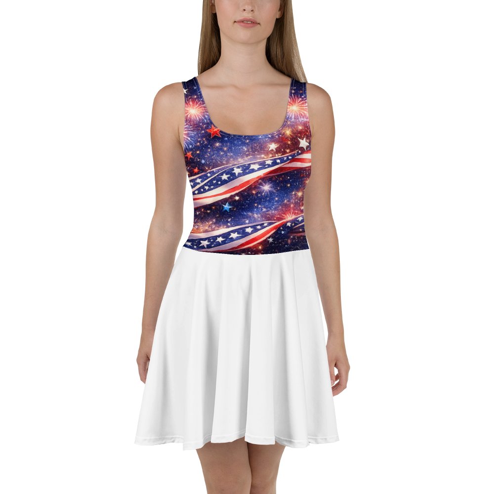 Red Truck American Skater Dress product image (1)