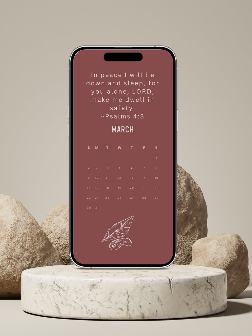 Verses of Peace 2025 Phone Calendar product image (4)