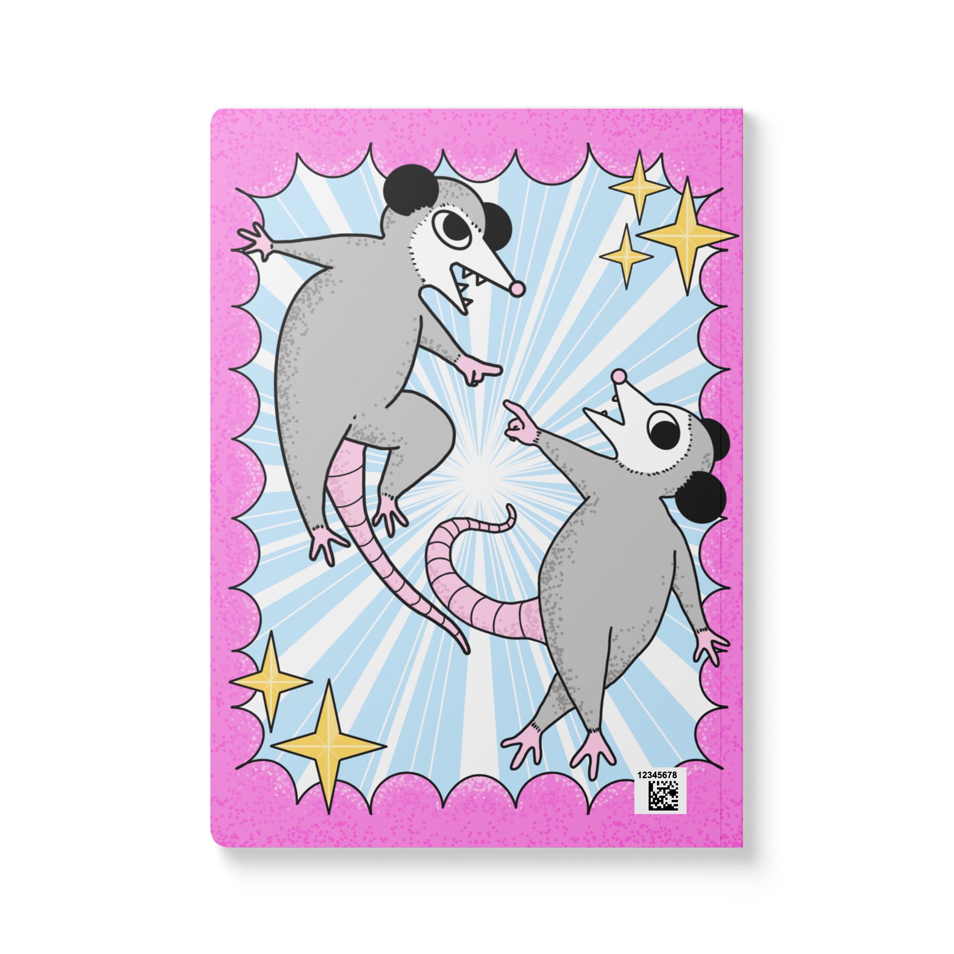Pink Opossum Burst Journal product image (3)