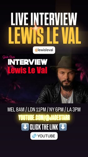 LIVE INTERVIEW with Magician, Actor, Musician & Developer Lewis Le Val