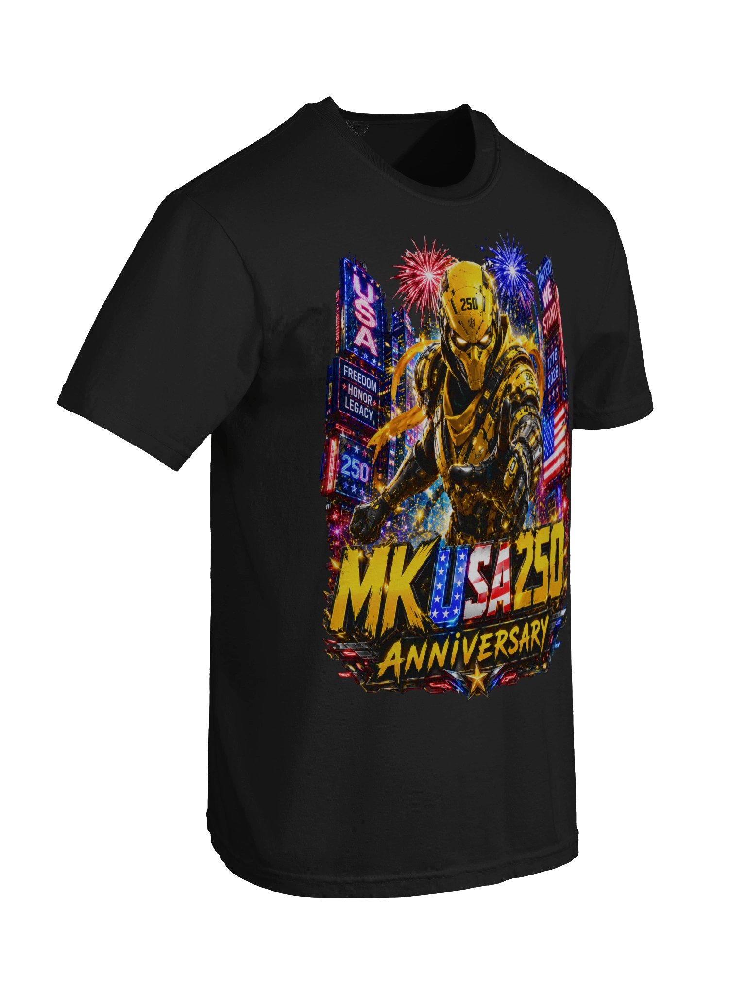 USA 250th Anniversary Armored Patriot Shirt – 1776–2026 America Tee product image (54)