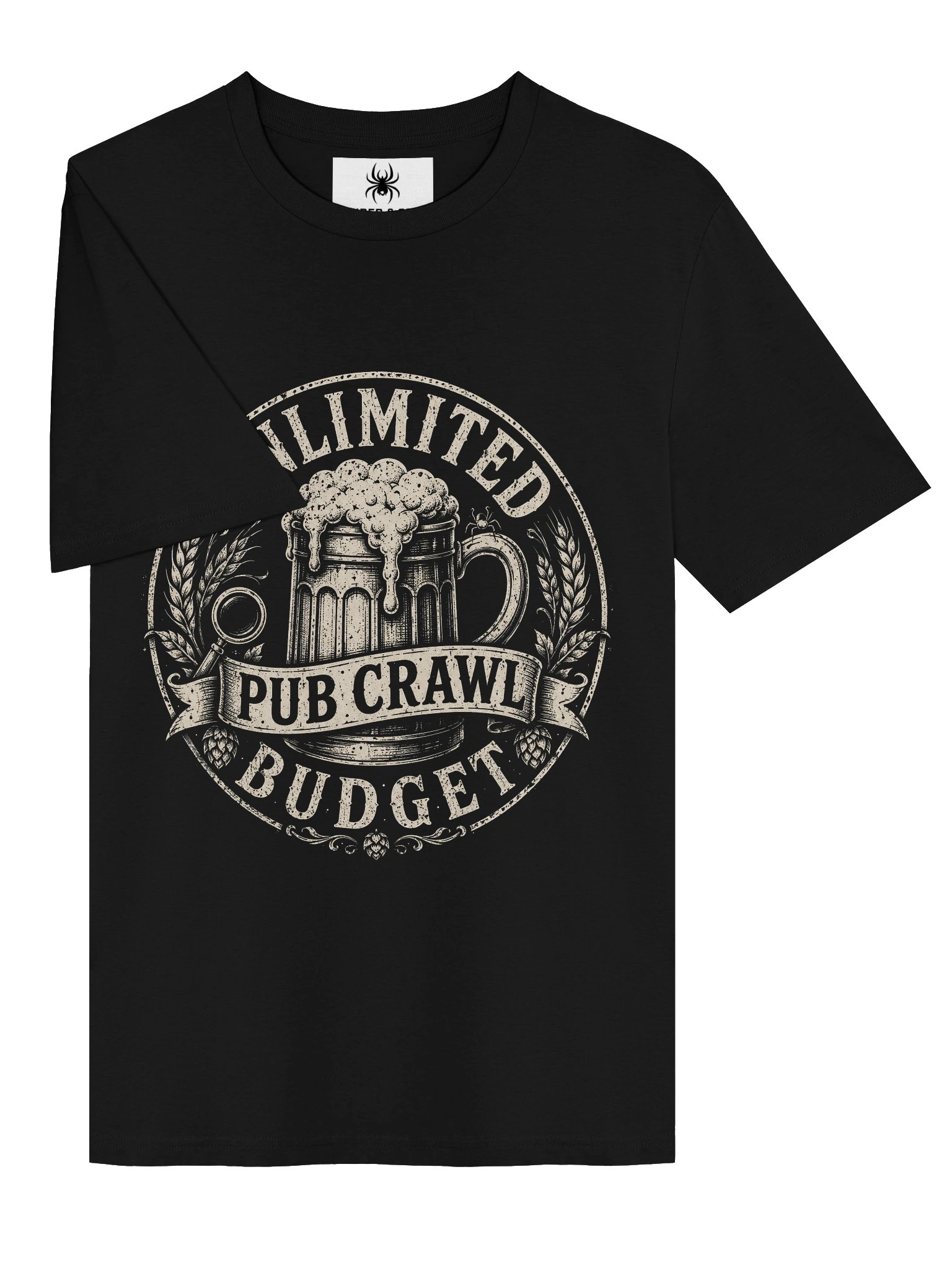 UNLIMITED CRAWL BUDGET — Vintage Badge Tee product image (4)