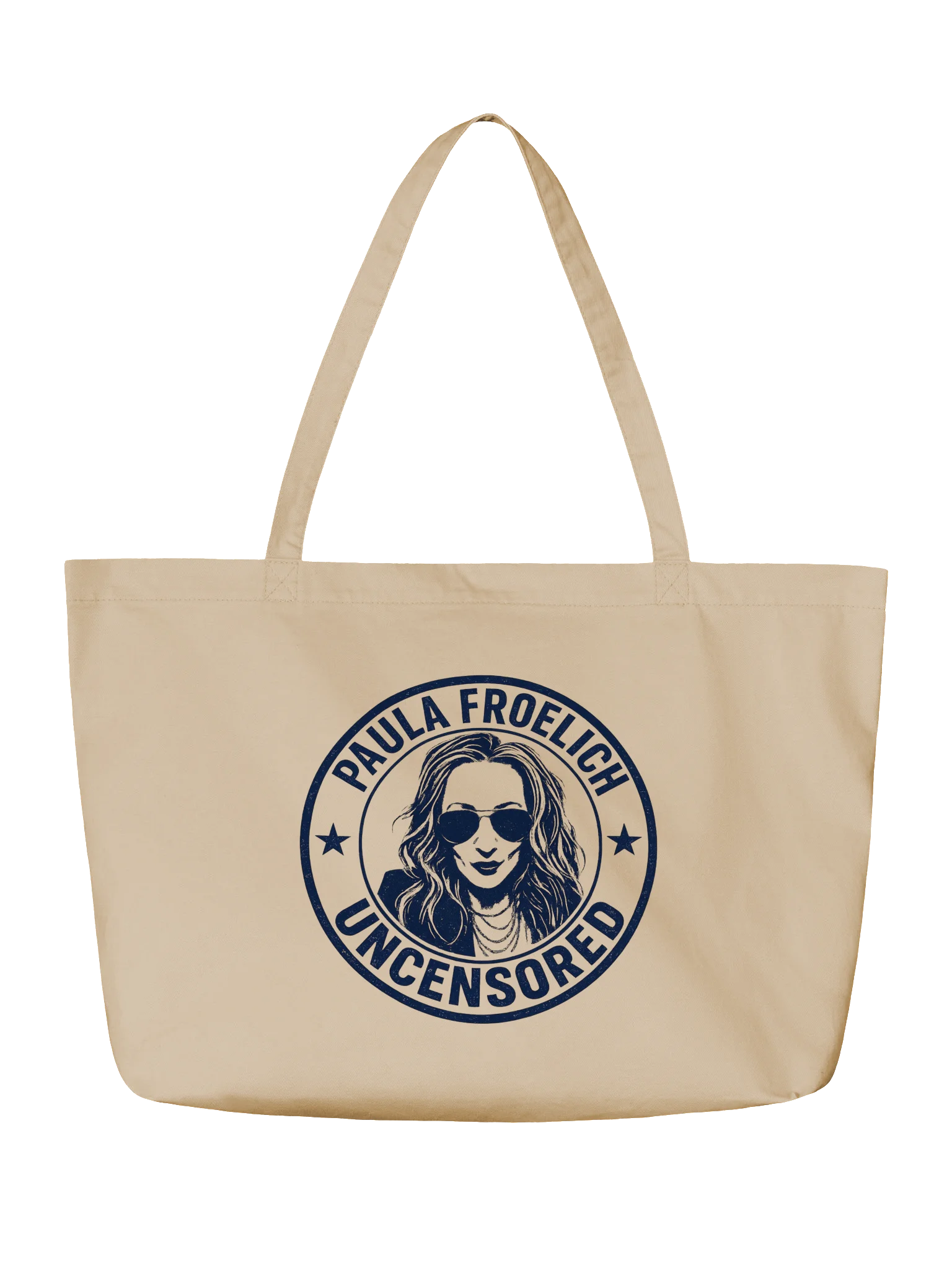 Doug is a Lobster, Paula is Uncensored Oversized Cotton Canvas Tote product image (2)