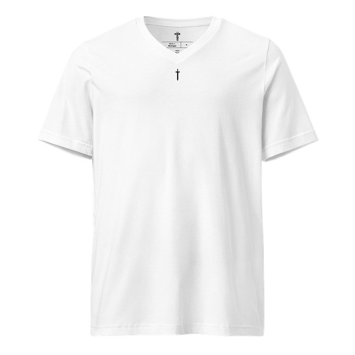 ONE KING Crusader Oakeshott Silhouette Royal Crown V-Neck Tee black print product image (5)