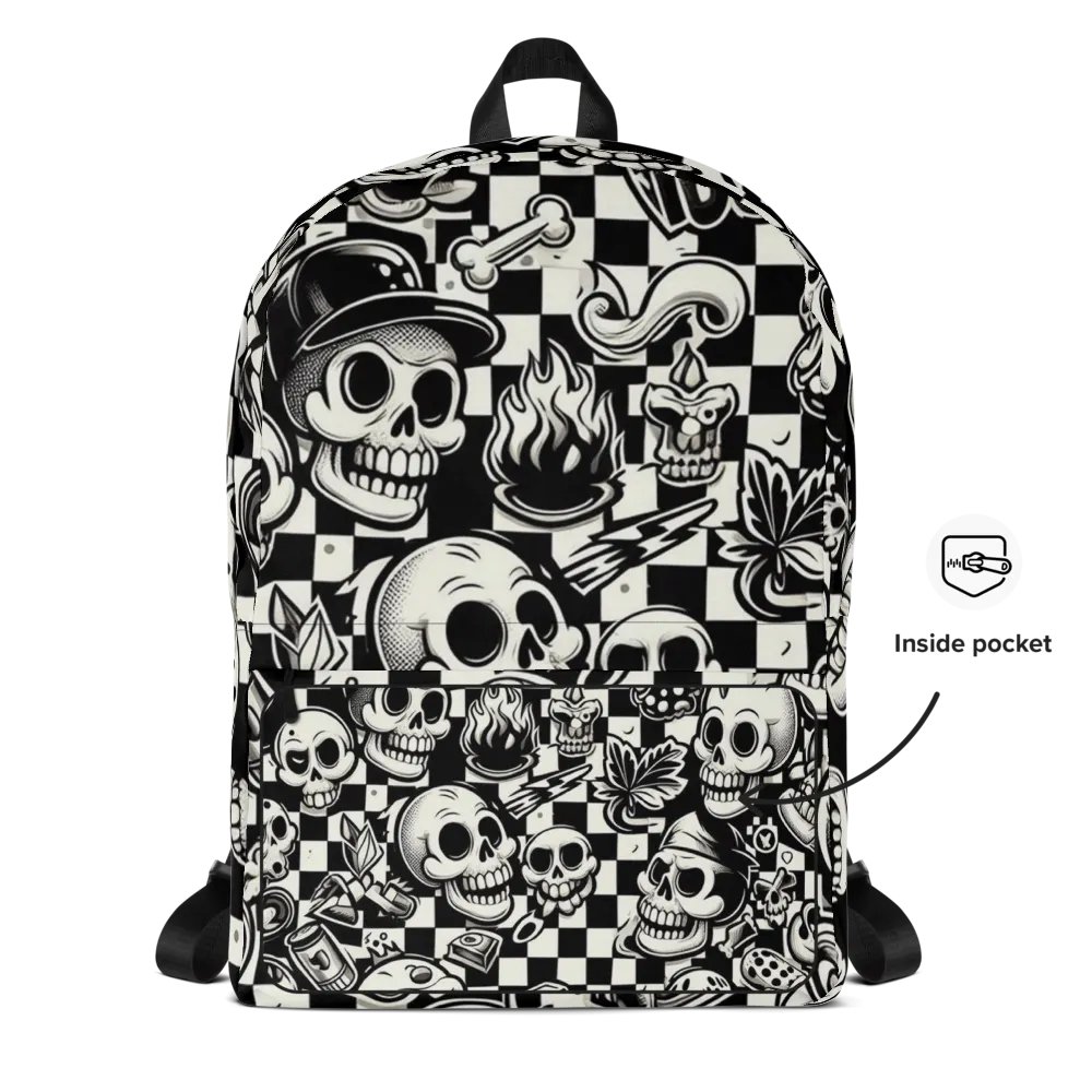 Whimsical Skulls All-Over Print Backpack product image (4)