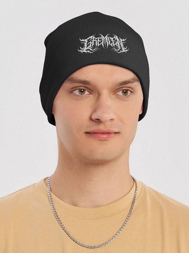 Knit Beanie - White Logo product image (1)