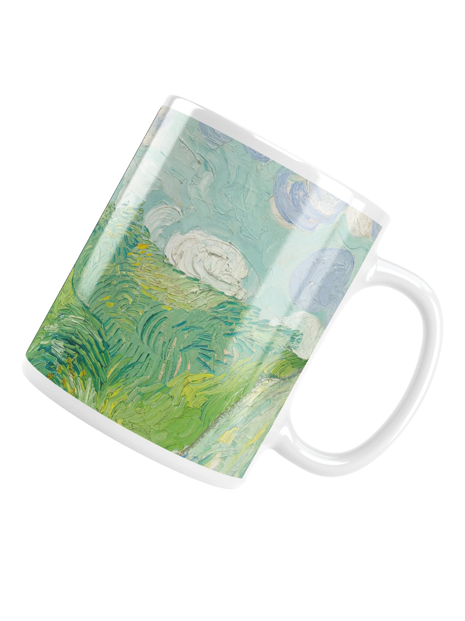Green Wheat Fields, Auvers Mug product image (7)
