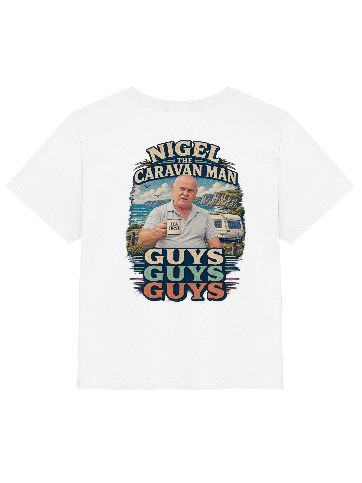 Guys Guys Guys | Women’s White Tee product image (2)