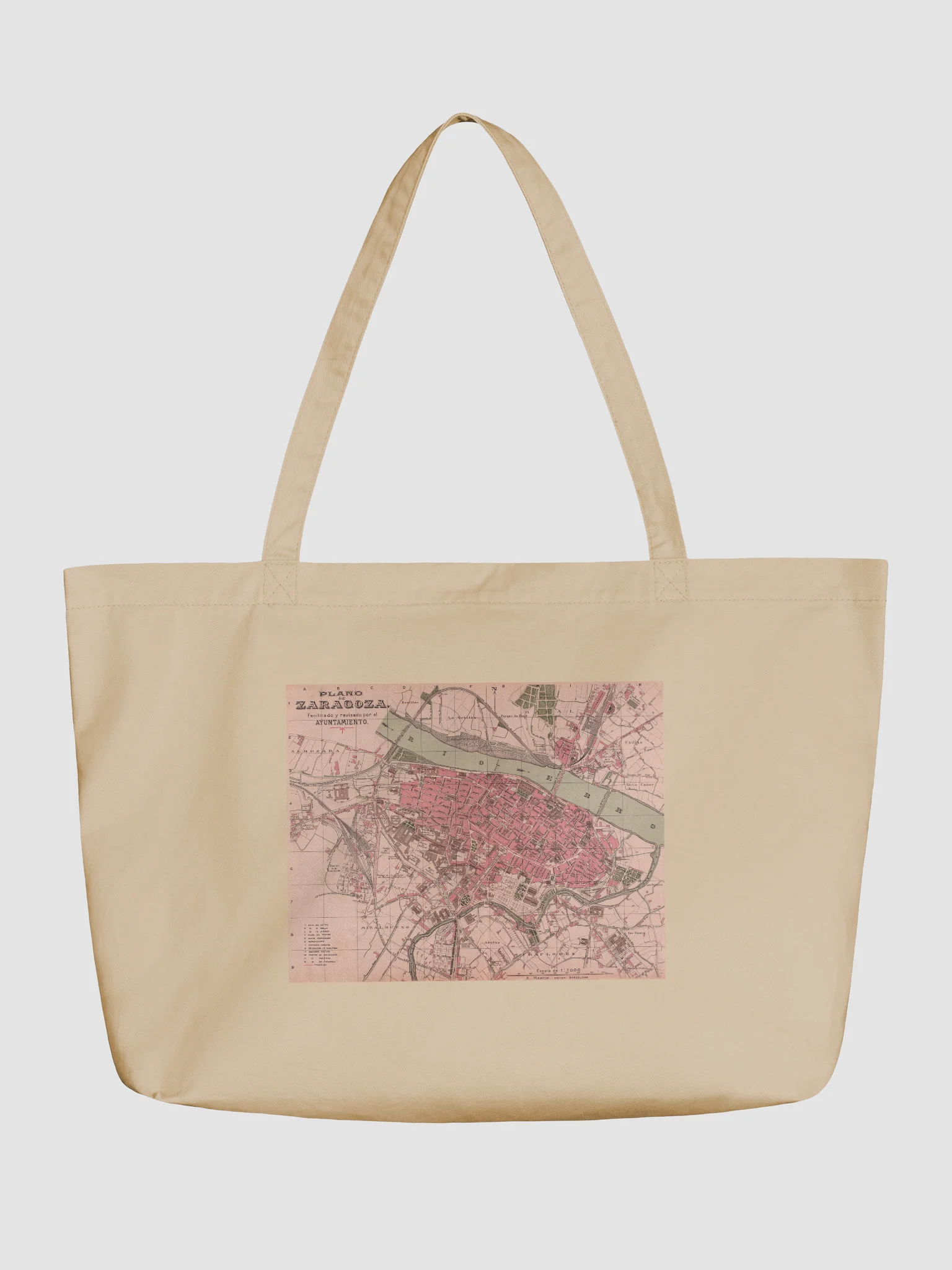 Zaragoza Map Tote product image (1)
