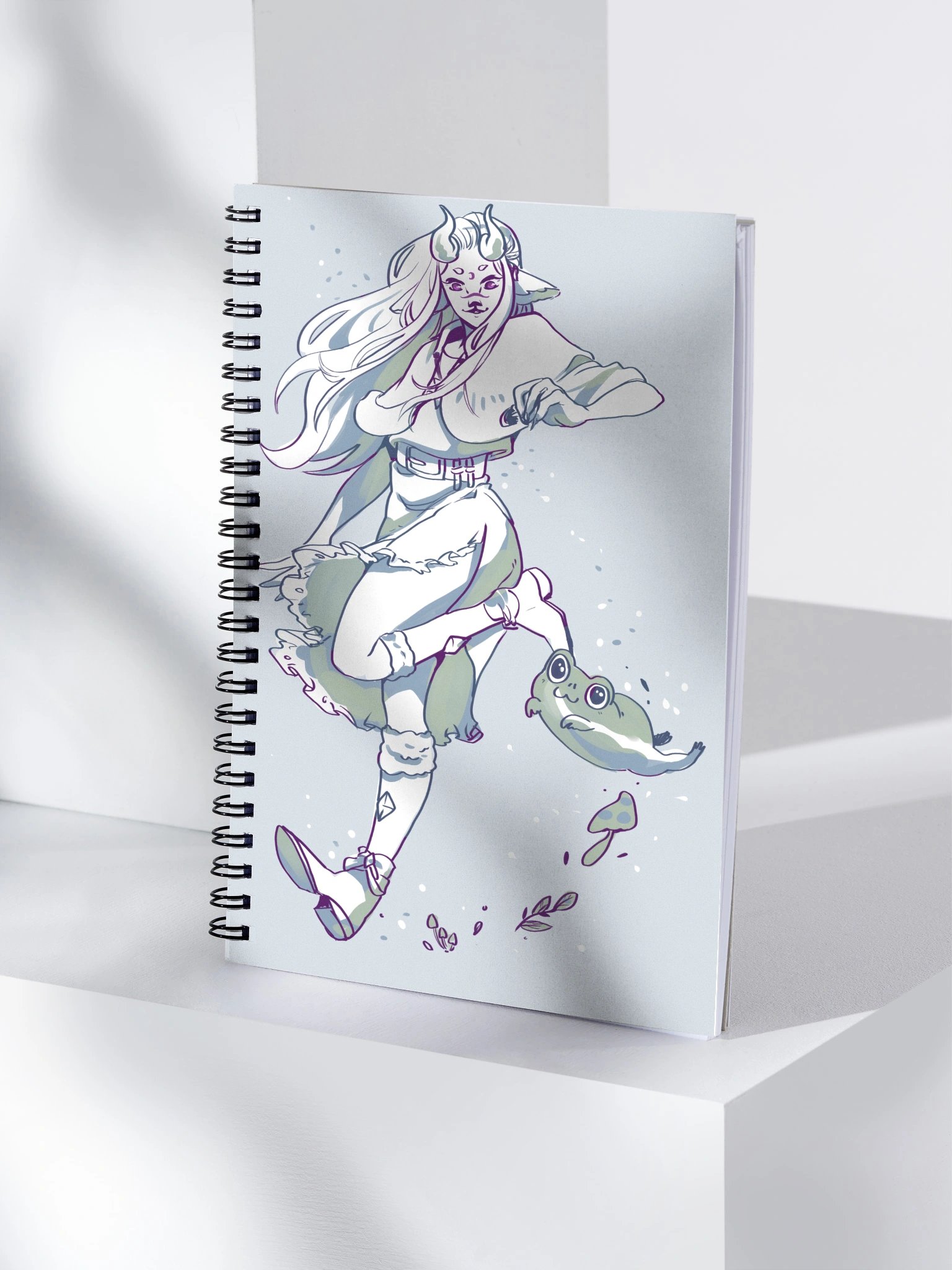 Juniper and Fred Spiral Notebook product image (4)