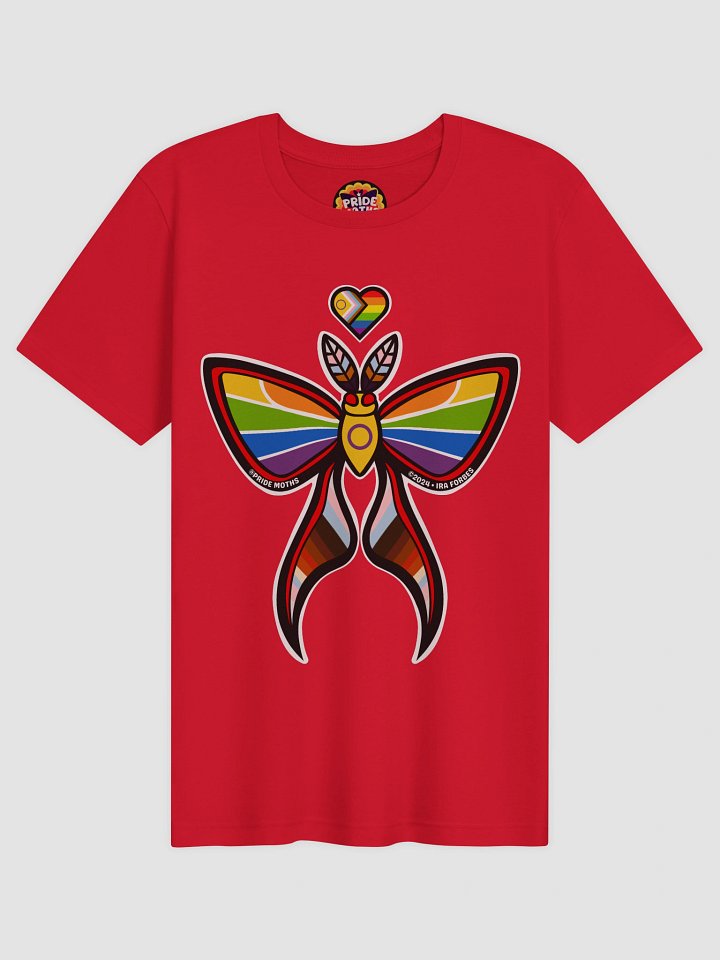 № 1 | PROGRESS PRIDE MOTH | GRAPHIC TEE | T-SHIRT product image (1)