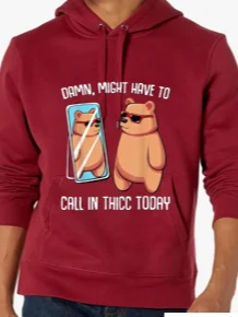 Call in Thicc Hoodie product image (2)