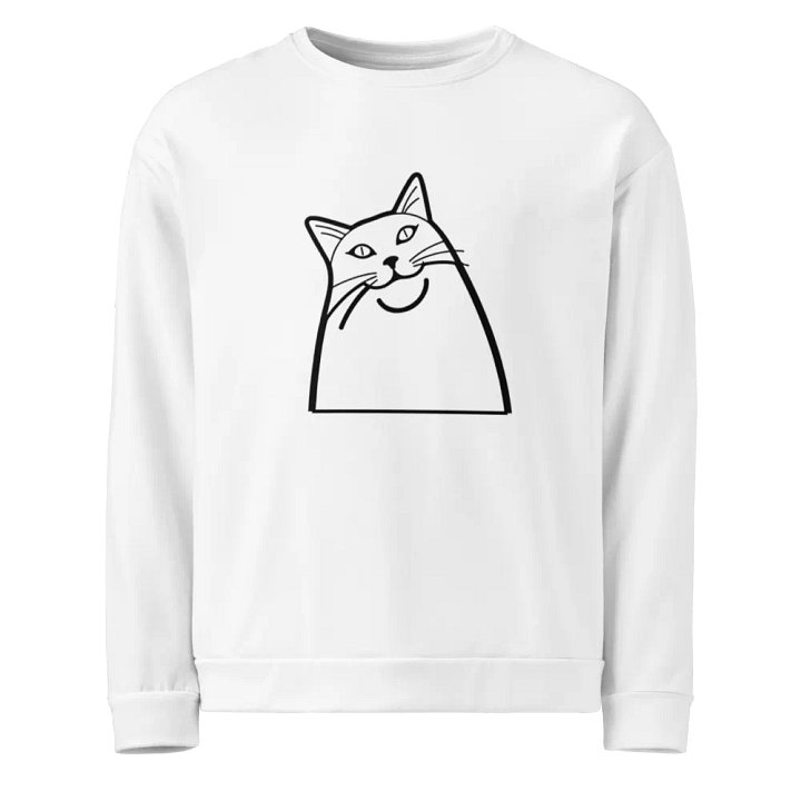 Cute Cat Minimalist Line Art T-Shirt" – Showcase Your Playfulness and Personality with a Beautiful Cat Design! product image (1)