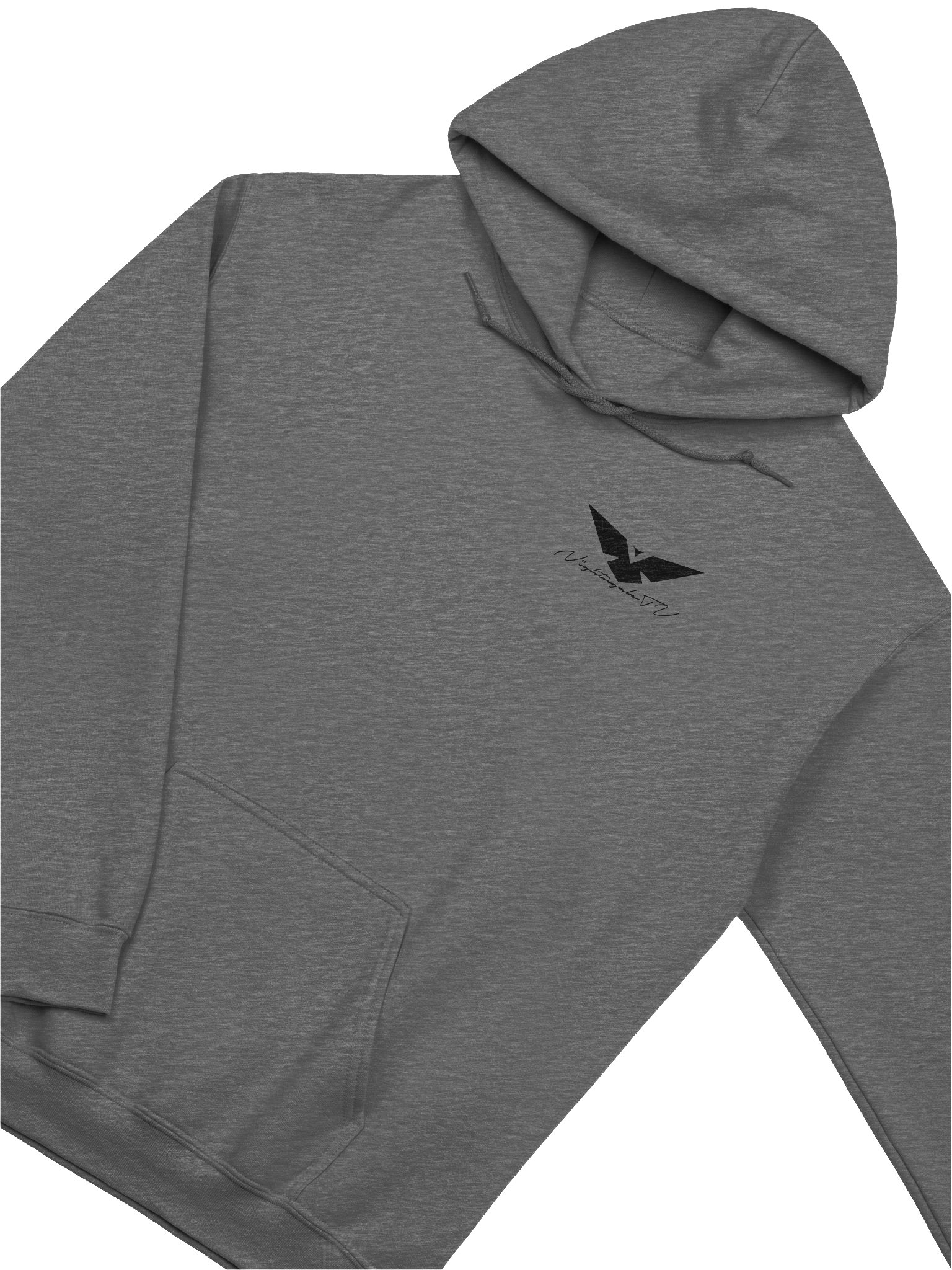 Classic Black Logo Hoodie (Small Front Only) product image (1)