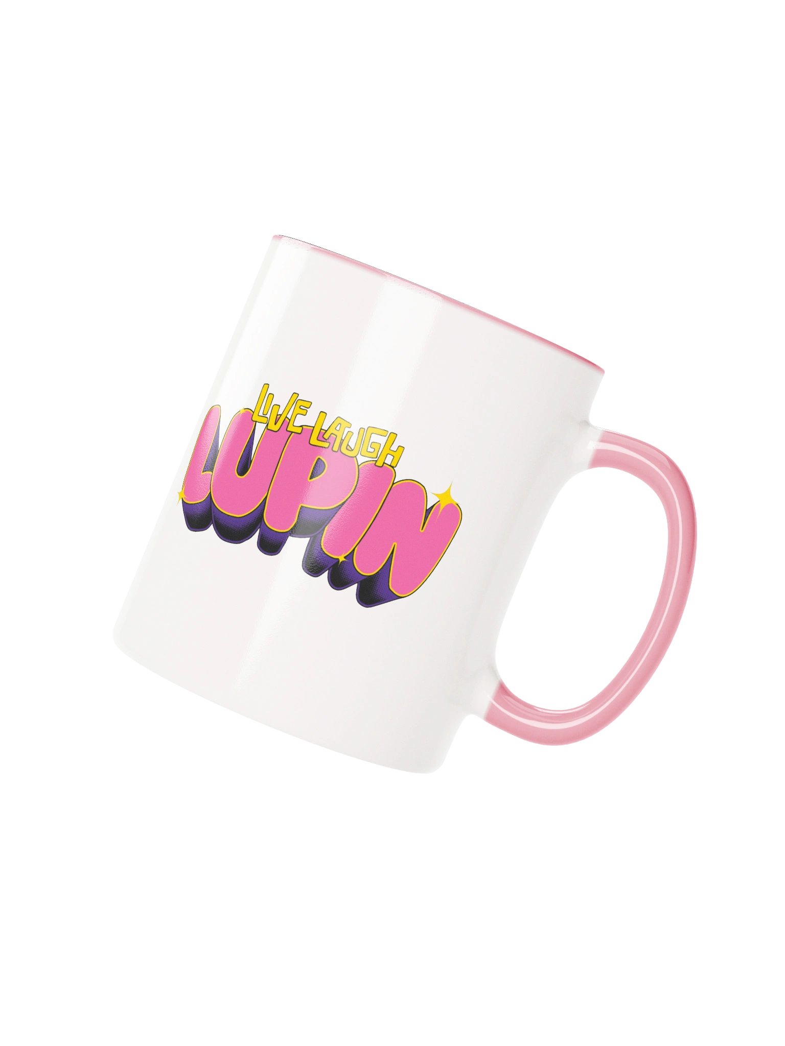 Live Laugh Lupin Ceramic Mug product image (6)