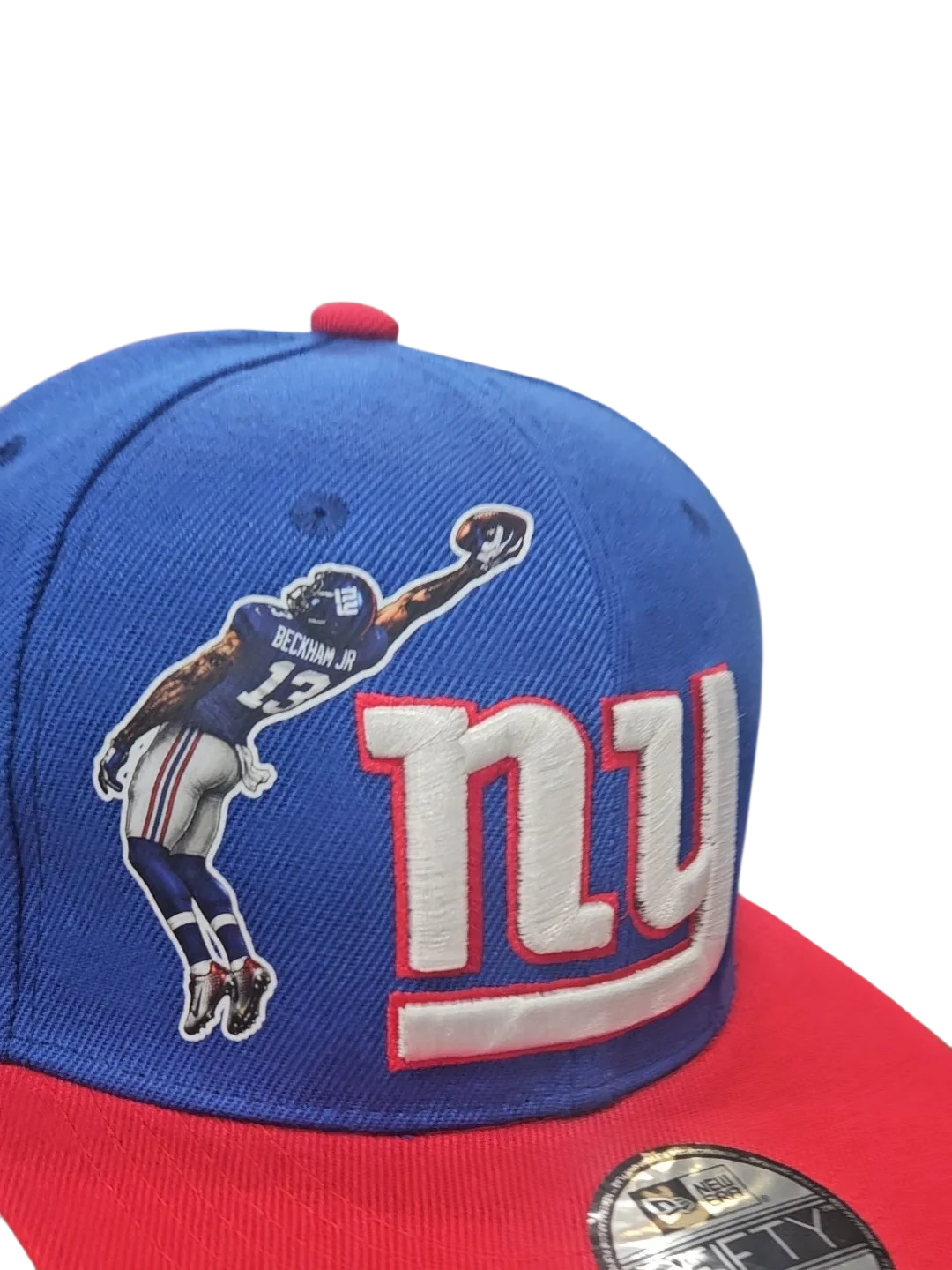 Odell Beckham Jr. One-Handed Catch Custom Giants Hat – Blue/Red product image (1)