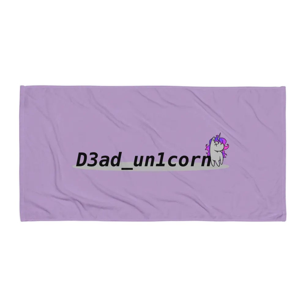 Unicorn Towel (Purple) product image (1)